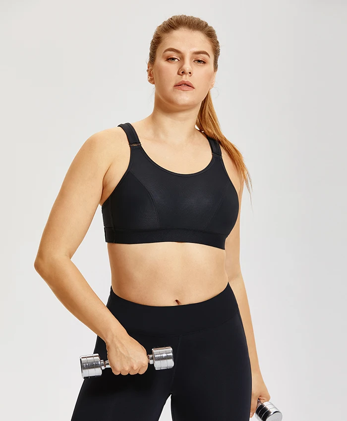 Syrokan feminino frente ajustável wirefree alto impacto