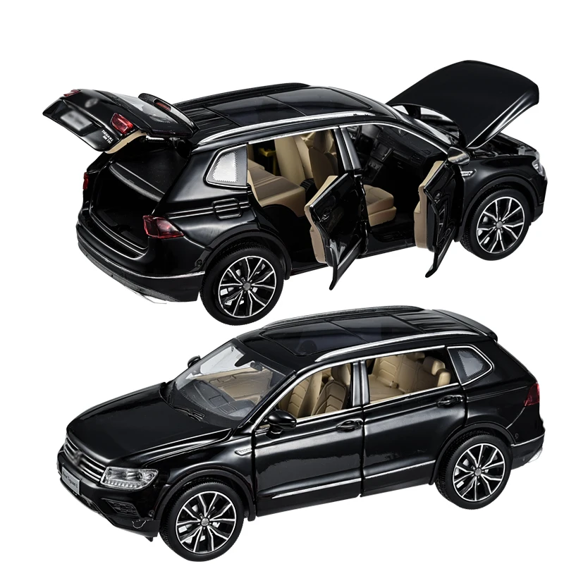 1/32 Фольксваген Tiguan L SUV, сплав, звук и светильник, модель ...