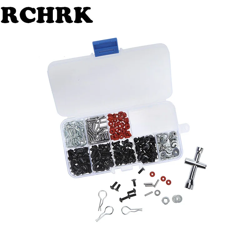 

Special Repair Tool and Screws Box Set for include 270 Pcs Hexagon Wrench 02053 02037 For 1/10 HSP RC Car 240 PCS Hex Wrench