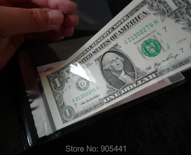 Paper Money Currency Collection Album 20/40 Pockets Protection