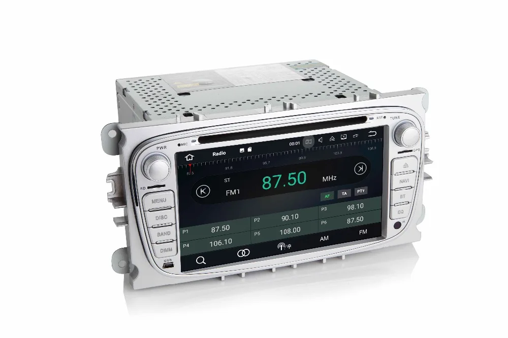 Clearance 7"HD 1024X600 Android 7.1 Car DVD GPS For Ford Mondeo C-max S max Galaxy Wifi 3G Bluetooth Radio RDS SD Free Map Camera+Car DVR 2
