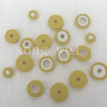 Настоящие кожаные материалы подушечки для флейты принадлежности для деревянных духовых инструментов 17 открытые насадки для отверстий