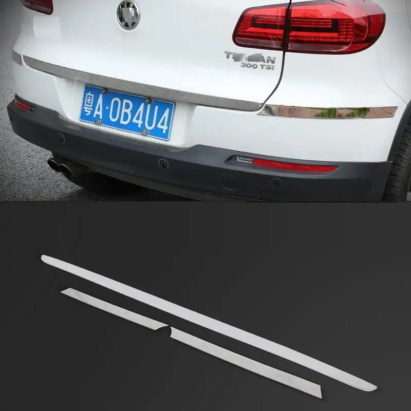 

Chromium Automovil Rear Fog Lamp Body Door Handle Exterior Bright Sequins Parts 10 11 12 13 14 15 16 17 FOR Volkswagen Tiguan