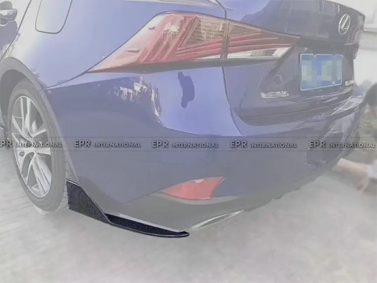 Углеродная накладка на бампер для Lexus IS300 2017-2018 XE30 Тип углеродное волокно AM задний