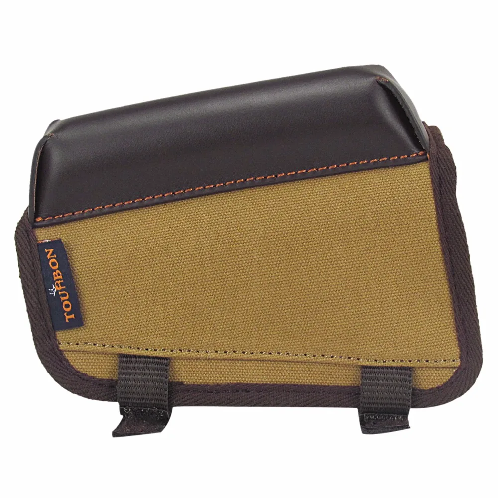 Lona com Cartuchos de Munição Tourbon Hunting Acessórios Rifle Buttstock Bochecha Resto Riser Titular Carrier. 306.30-08 Tiro Gun 8 resto riser lona com cartuchos de munição