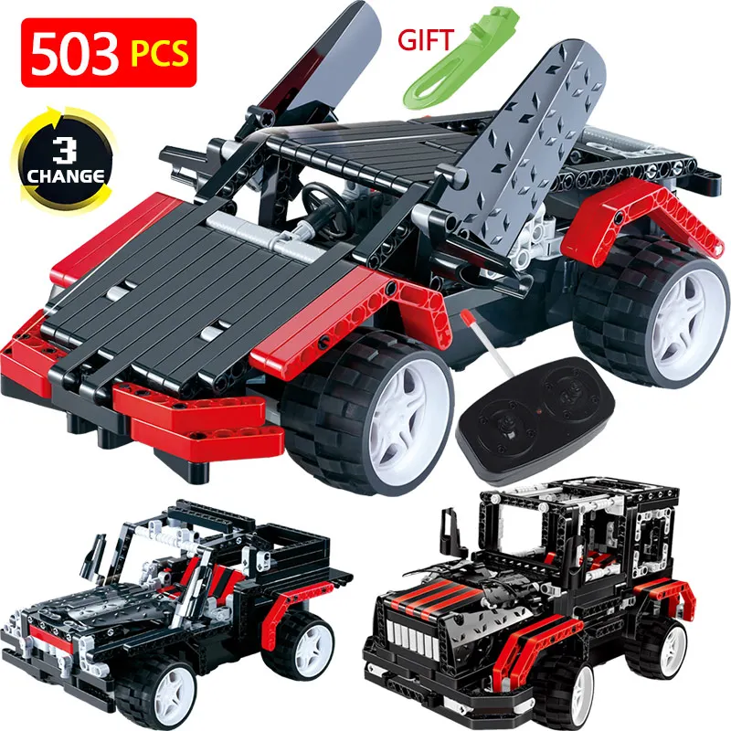 

Variable LegoINGLYS Technic Vehicles RC Car 2WD Radio Remote Control Blocks Sports Off-road Cars DIY Bricks Toys For Boys