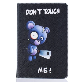 

For Apple iPad Mini 4 3 2 1 Blue Bear PU Leather Cover Tablet Case for Apple iPad air 3 2 1 iPad 7 6 5 4 3 2 Cases #N