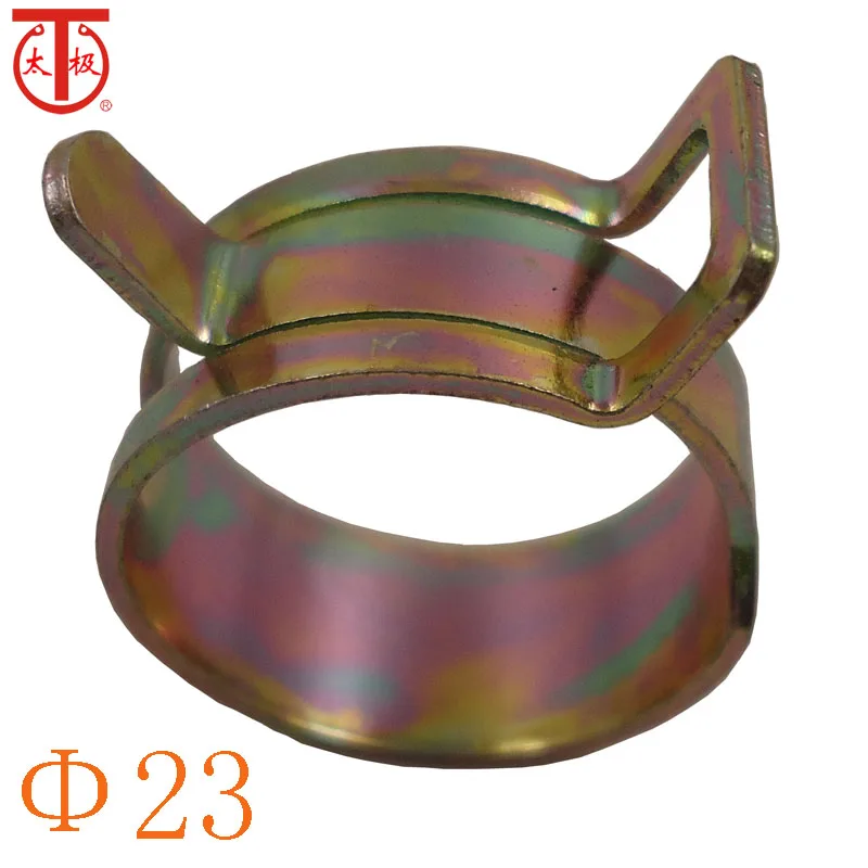 

( 23 ) Q673B ( QC621 ) Steel strip type elastic ring hoop ( Pipe clamp ) 10 pieces/lot