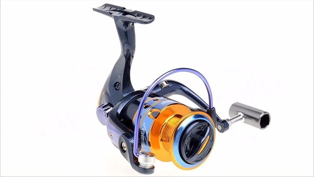 Corpo para Falsa Isca de Peixe de Água Nova Alta Velocidade Spinning Reel Fishing 11bb Ratio 5.2: 1 Azul Suave Salgada 10 Cheap Carretilhas de pesca