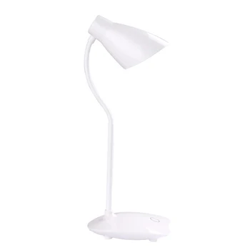 

Adjustable Brightness LED Desk Lighting Reading Home Office Flexible Neck Desk Lamp USB Rechargeable _WK