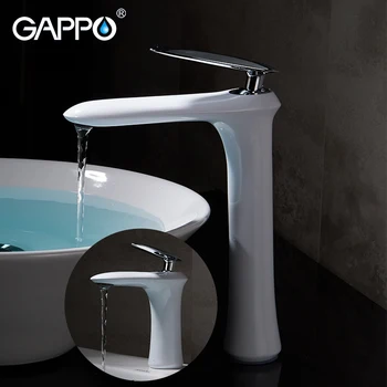 GAPPO Basin Faucets sink faucet mixer tap bathroom sink faucet bathroom basin water mixer sink tap griferia gappo white basin faucet bathroom faucet mixer sink faucets chrome brass water faucets bath basin mixer tap water torneira