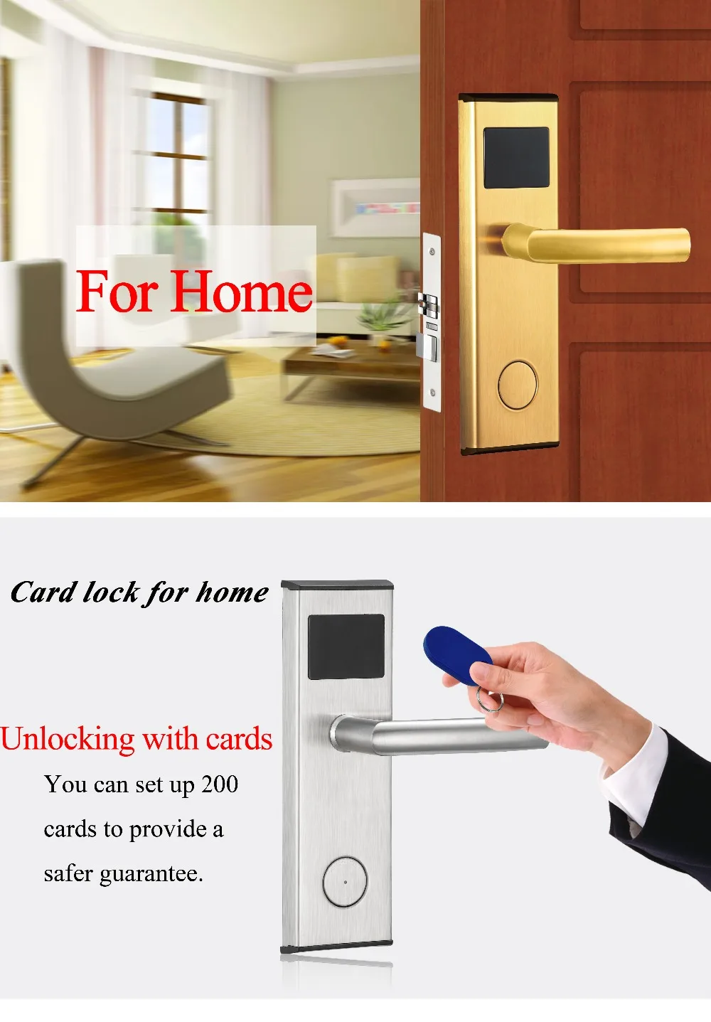 Card door lock