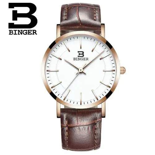 New Sports Women's Nylon Strap Quartz watch Binger Wrist Watches Top Brand Luxury Males Geneva Watches Relogio Masculino Hours