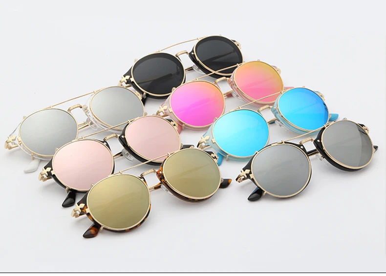 Королевский солнечные очки для девочек Для женщин стрела Классический Ретро Круглый Оттенки мужской винтажная, брендовая, дизайнерская очки в стиле унисекс солнечные очки ss300