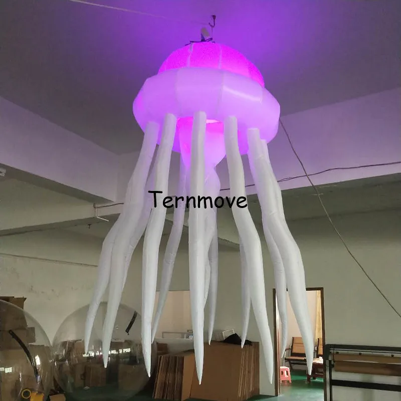 Lighting Jellyfish for Club and Concert Attractive Pendent Led Balloons