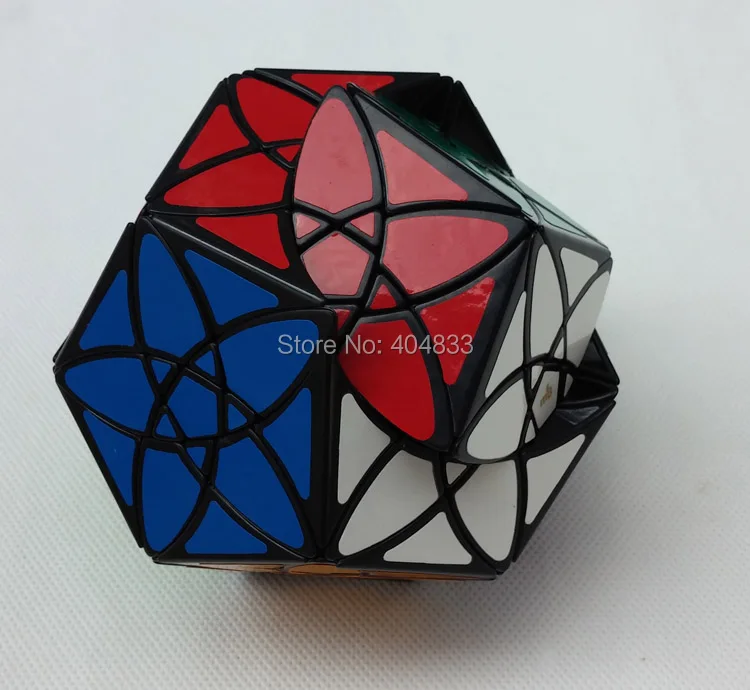 MF8 Bauhinia Dodecahedron Stickered черный куб Twsit Головоломка Развивающие игрушки идея подарка Прямая поставка