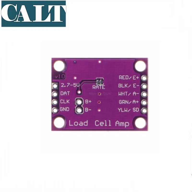 

High Precision Load Cell Amplifier Board Electronic Scale Weighing Sensor 24 Bit AD Conversion Adapter HX711 Purple