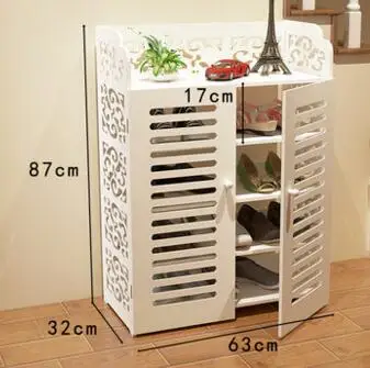 Ultra-thin shoe. Multi-function balcony store content ark shoe rack