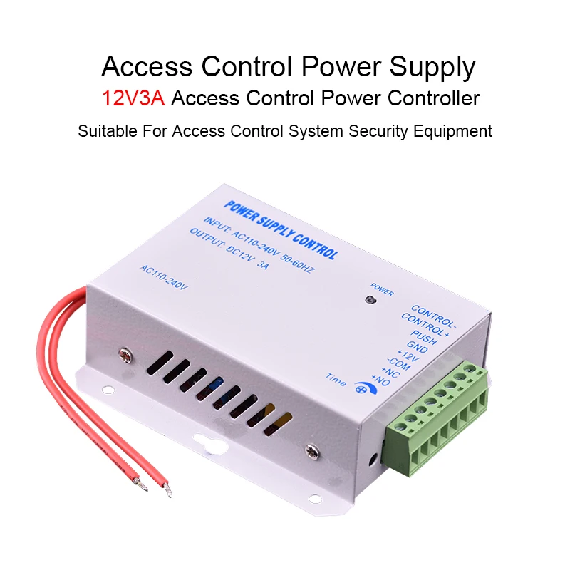 Eseye источник питания с контролем доступа DC 12V 3A RFID система контроля допуска к двери AC 110-240V Высокое качество машины