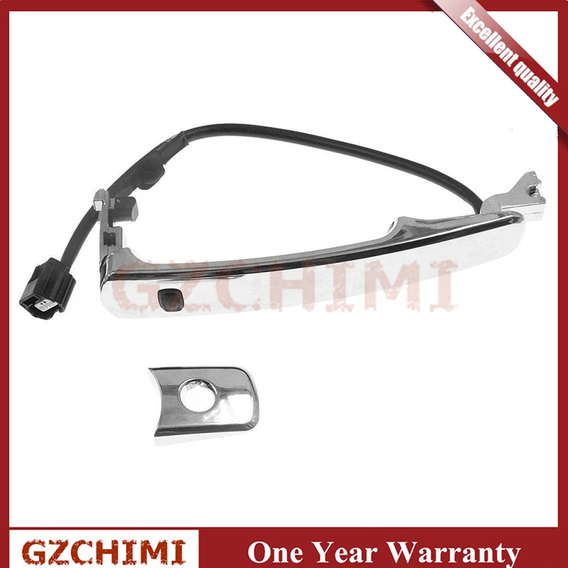 80640-CZ31B 80640CZ31B 80645-CA000 80645CA000 Новая передняя левая снаружи хромированная дверная ручка смарт-вход для 2010-2013 Nissan Rogue - Цвет: 1 pcs