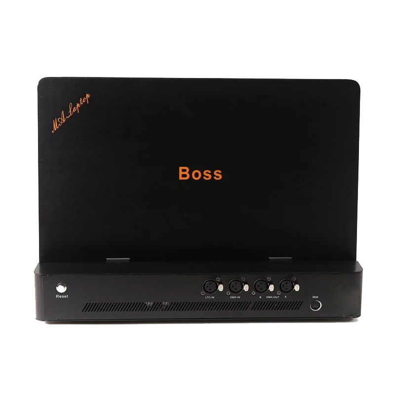 

Free shipping MA boss Laptop dmx console stage effect light controller work with beam moving head command fader wing on pc