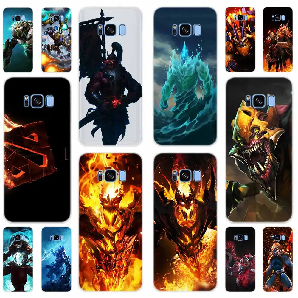 Мягкий чехол Shadow Fiend Dota 2 для Samsung Galaxy S7 Edge S8 S9 S10 S11 S20 S21 Plus Lite E Ultra | Мобильные