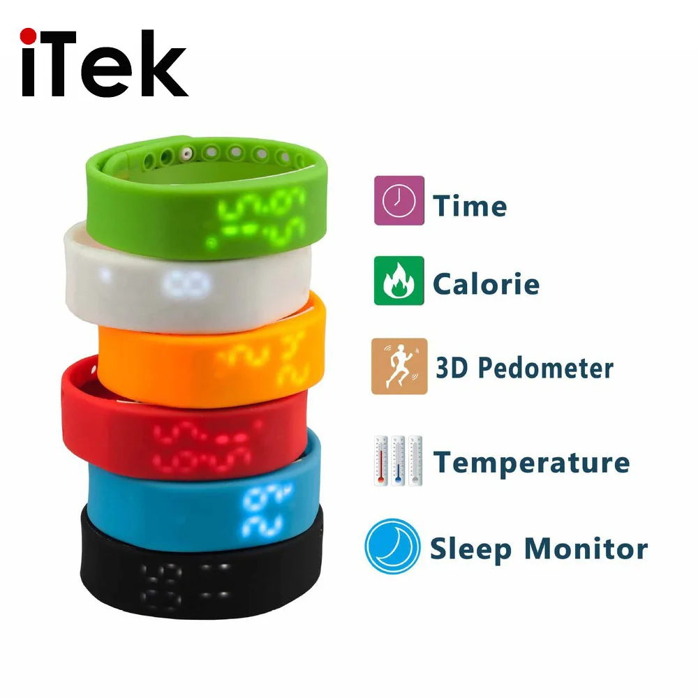 Sports Health Pedometer TK01 USB Wristband Smart Bracelet Wrist band Smartband Sportswear Better Than W2