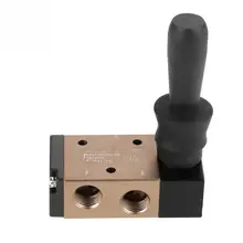 1 предмет пневматический клапан 3H210-08 2 Позиция 3 Way 1/4in Рукоятка управлением Пневматический воздушный клапан Управление Válvula электромагнитный клапан