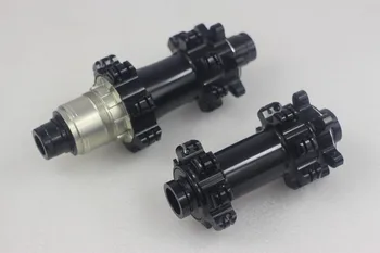 

28H disc wheels hubs M42 100x15mm 142x12mm thru axle black bearing hub mtb disc bike hubs Straight pull mtb bicycle disc hub