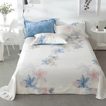

Colorful twin flat sheets king size flowers bed sheets queen size 100% cotton bed lines multicolor grids bedsheet pillowcase