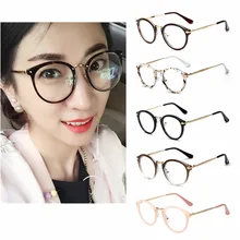 Винтажные мужские и женские очки с круглой оправой, прозрачные очки с полной оправой, Модные оптические очки