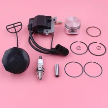 Ignition Coil 35mm Piston Spark Plug Fuel Tank Cap Kit For Honda GX25 GX 25 4 Stroke Trimmer Brush Cutter Lawn Mower Engine Part