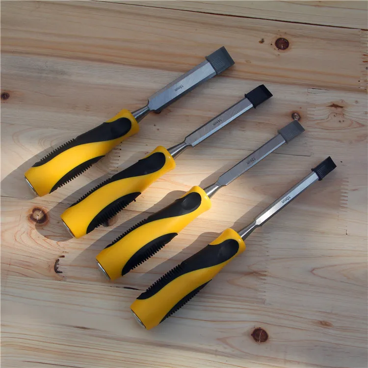 6/12/18/24mm Chisels Set Wood Gouge Flat Chisel DIY Carpenter