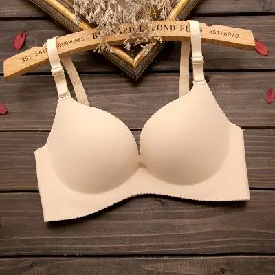 Black Beige Color Hot Sell Sexy Bra Seamless One Piece Smooth Push Up Bra  Gather Adjustable Solid Color Bra For Summer Woman Bra - Bras - AliExpress