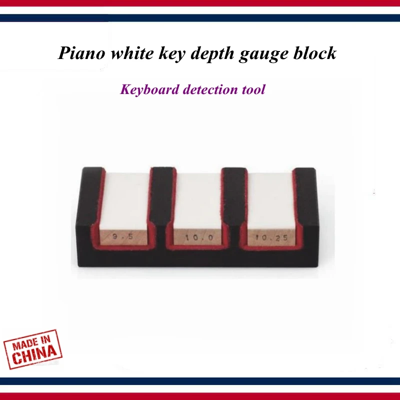 

Piano tuning tools accessories - Piano white key depth gauge block , Keyboard detection tool - Piano parts