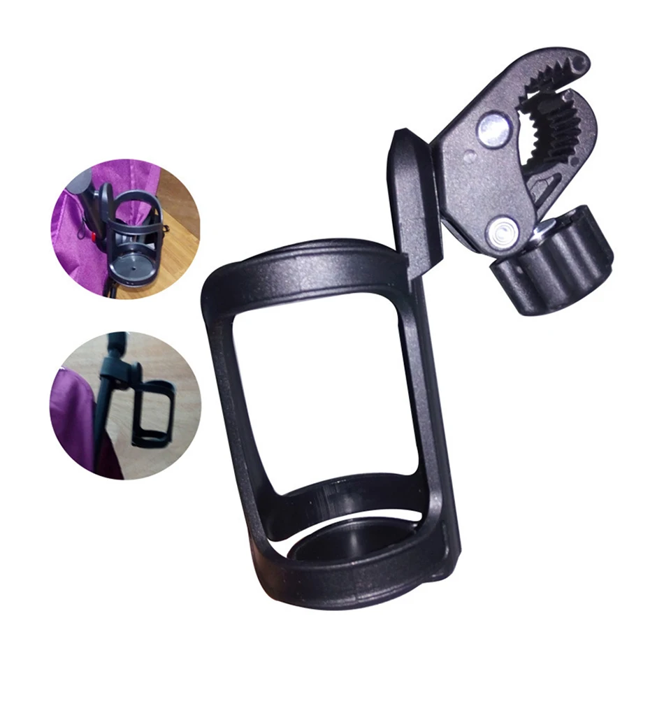 baby stroller cover for winter New Baby Stroller Cup Holder Rack Bottle Universal 360 Rotatable Cup Holder for Pram Stroller Carrying Case Milk Bottle Cart hot mom baby stroller accessories