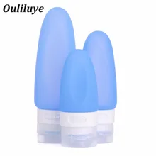 Silicone Travel Bottles 37/60/89ml Travel Mini Empty Bottle For Shampoo Shower Sub-bottling Squeeze Bottles Bathroom Accessories potable cute cartoon empty container silicone shower sub bottled travel set toiletry bottles for shampoo lotion liquid