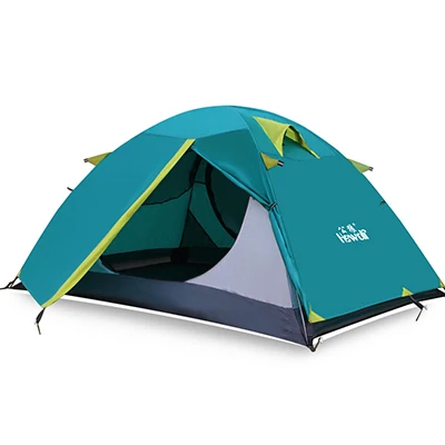 Открытый Пеший Туризм Восхождение палатки 1~ 2 Человек Палатка пакет водостойкая анти-УФ палатка для уличного кемпинга палатка для четырех сезонов - Цвет: 2