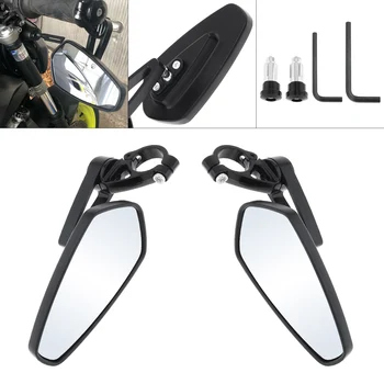 

2pcs 15.2CM Black MZS Motorcycle Bar End Mirrors Rear for Honda GROM MSX125 CB50 / Kawasaki Z125 / Yamaha MT-03 MT-09 F hot
