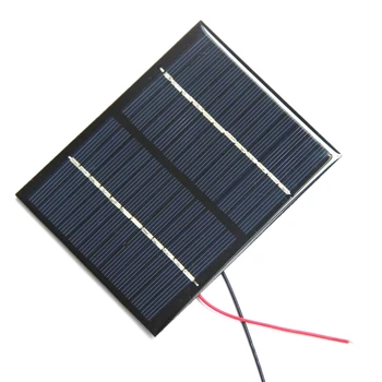 

BUHESHUI Mini 1.5W 12V Solar Cell Module Polycrystalline Solar Panel+Cable DIY Solar Battery Charger Study 10pcs/lot 115*90*3MM