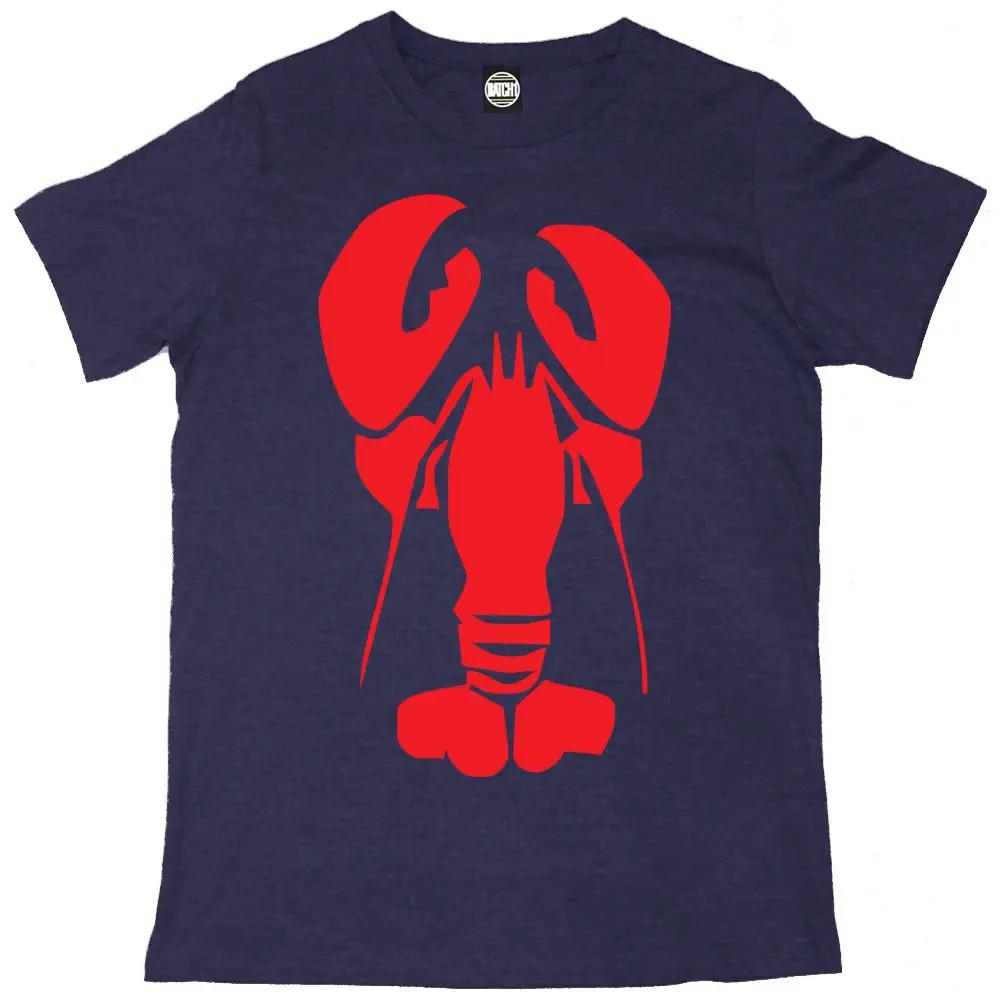 GIANT LOBSTER MENS FASHION PRINT BRITISH SEASIDE SUMMER T SHIRTin T
