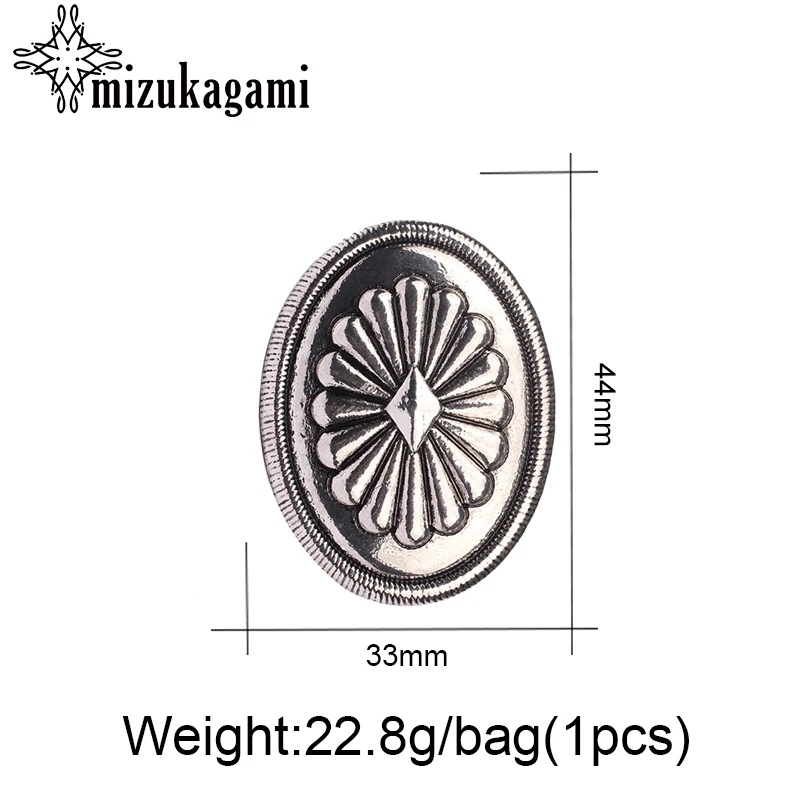 46 мм амулеты из цинкового сплава, серебряная кнопка, овальная одежда, декоративная кнопка, амулеты, подвески, сделай сам, аксессуары для волос