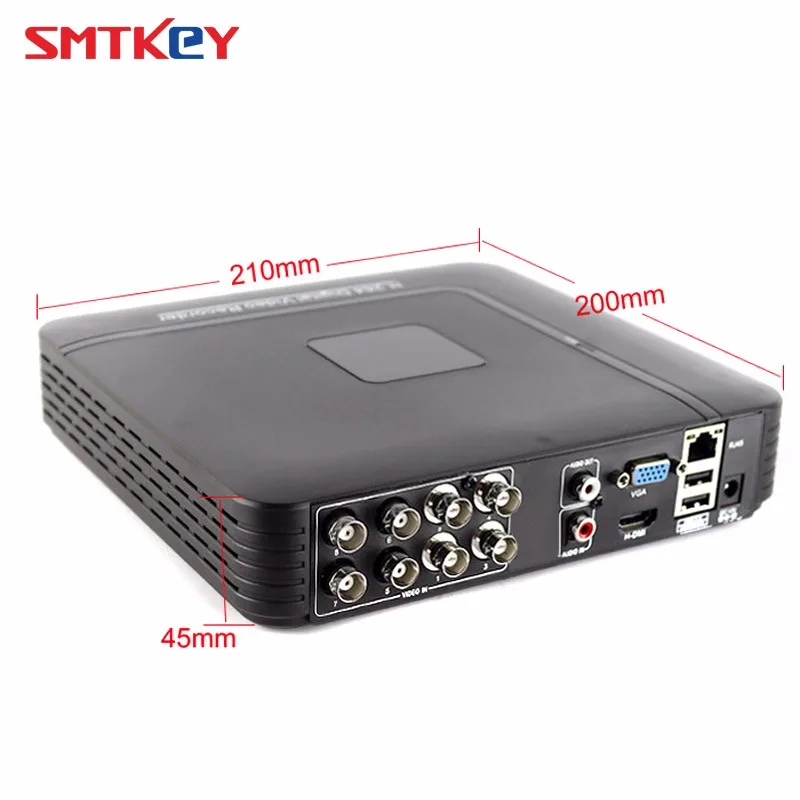 Smtkey Гибридный 2in1 DVR 8ch H.264 CCTV DVR HDMI 1080 P Регистраторы взгляд мобильного телефона безопасности DVR Регистраторы видео Запись система
