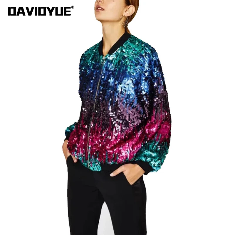 jaqueta bomber brilhante