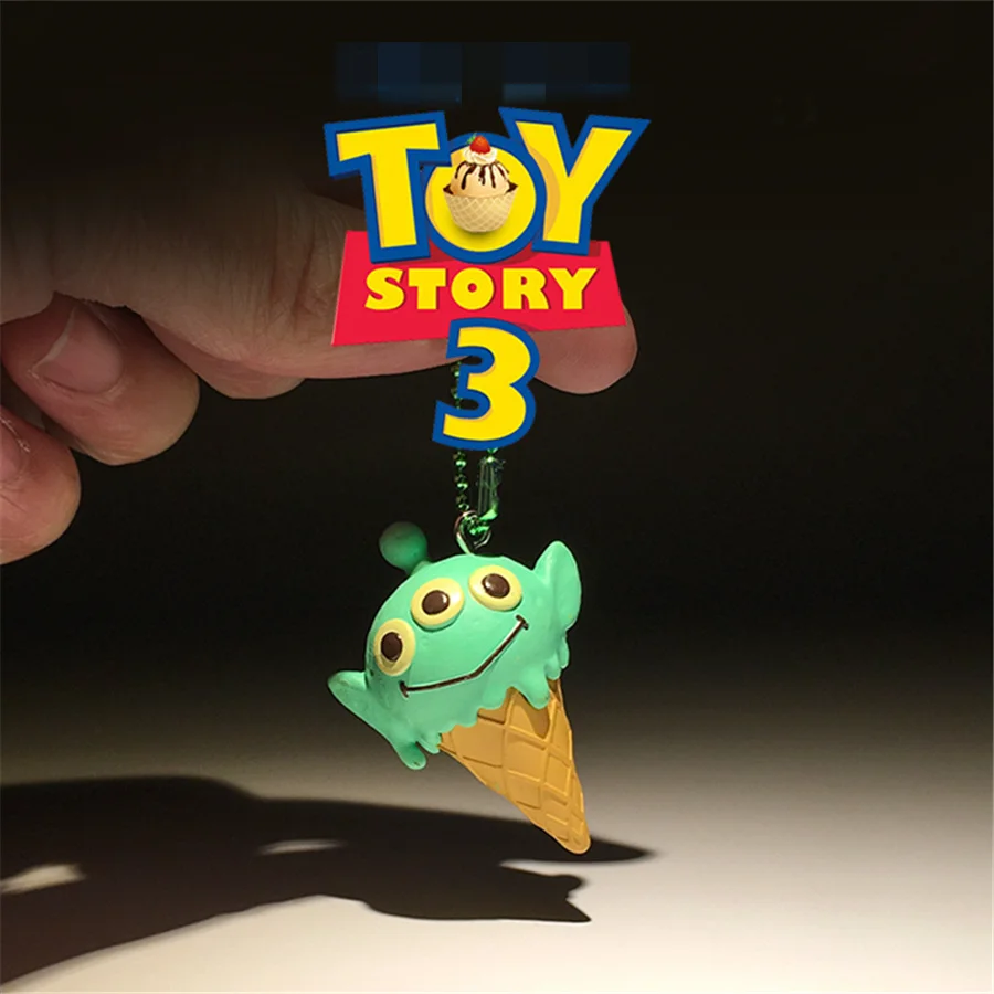 

24piece 4.5cm cute ice-cream Alien Action figure toys Toy story alien pendant Adorable Collectible Model