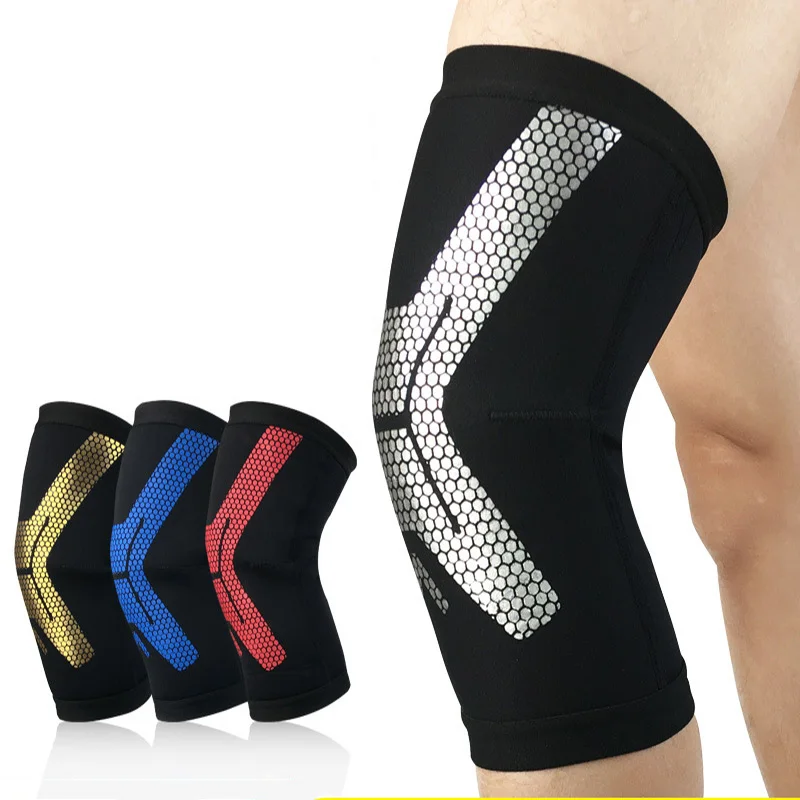 

Knee Protectors Men Women Running Compression Warm Anti-skid Stretch Breathable Leggings Cycling Socks Kneepads Knee Supports