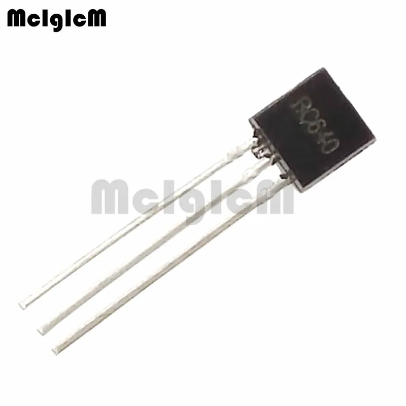 

MCIGICM 100pcs BC640 in-line triode transistor TO-92 1A 80V PNP