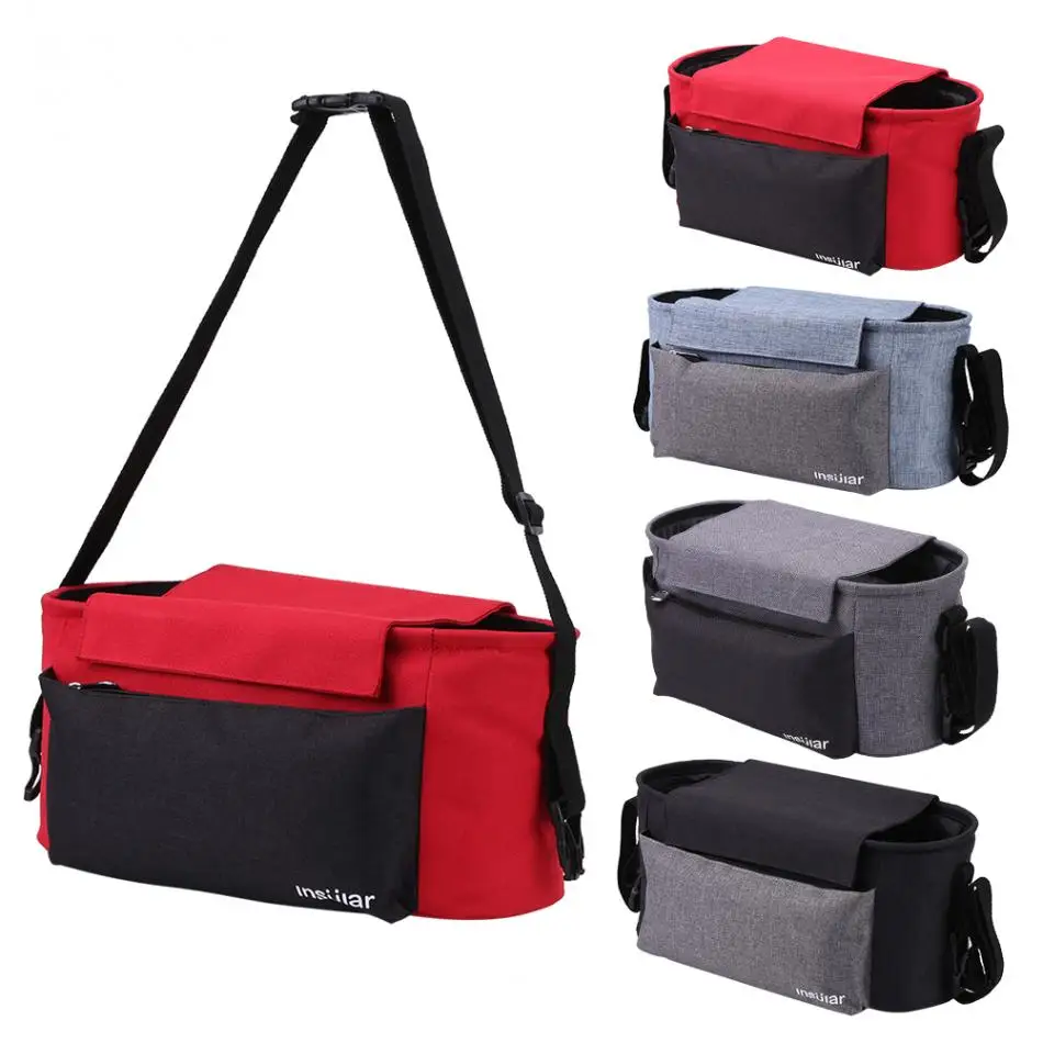 insular Hanging Stroller Organizer Baby Storage Bag Pushchair Bottle