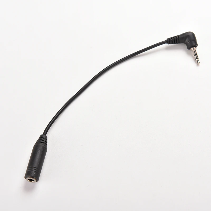 1PC 2.5mm Right Angle Male Plug To 3.5mm Female Jack Stereo AUX Audio TRS Socket DC Power Adapter Converter Cable 15.5cm Length|socket dc|3.5mm dc