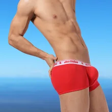 Боксеры, мужское нижнее белье, сексуальные шорты для бодибилдинга, Austinbem, нижнее белье для фитнеса, одноцветные, Gymwear, ребро, хлопковые боксеры